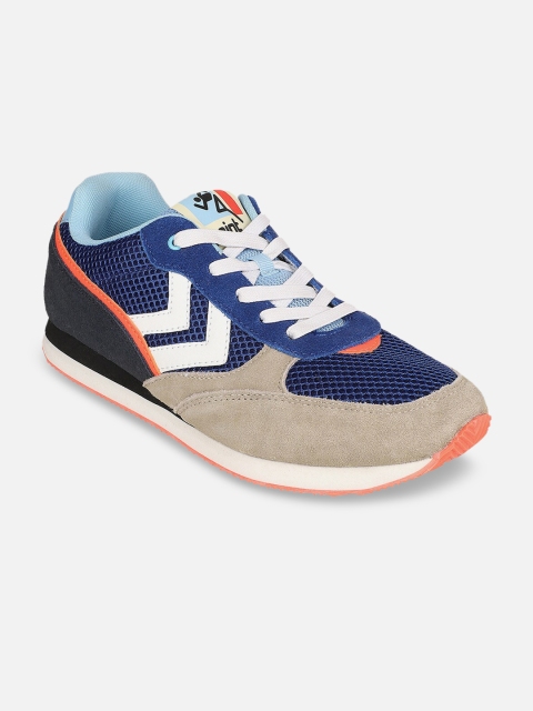 

hummel Unisex Blue Colourblocked Sneakers