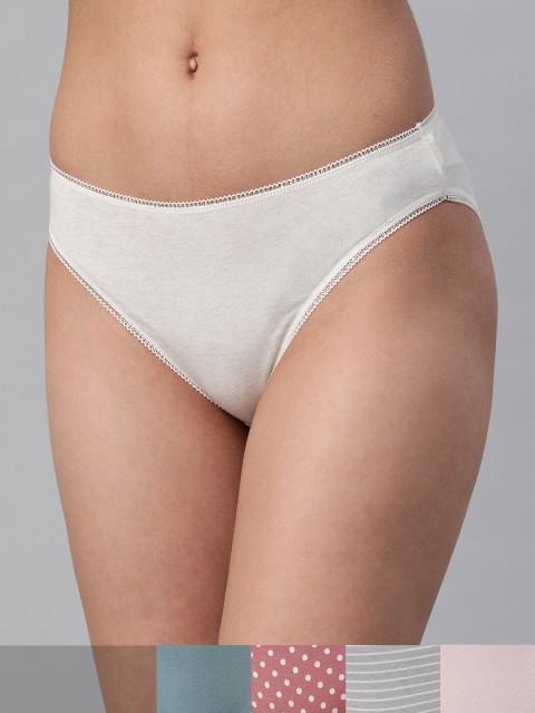 

Marks & Spencer Women Pack of 5 Basic Briefs T614956LPINK, Multi