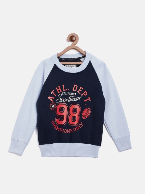 

Rabbit POCKET Boys Black Printed Sweatshirt