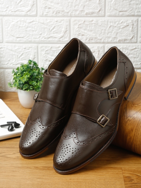 

MONKS & KNIGHTS Men Brown Formal Brogues