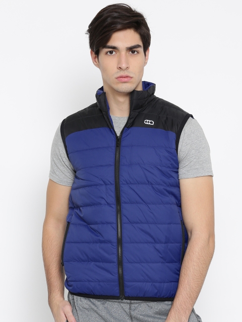 

Ajile by Pantaloons Blue Sleeveless Jacket