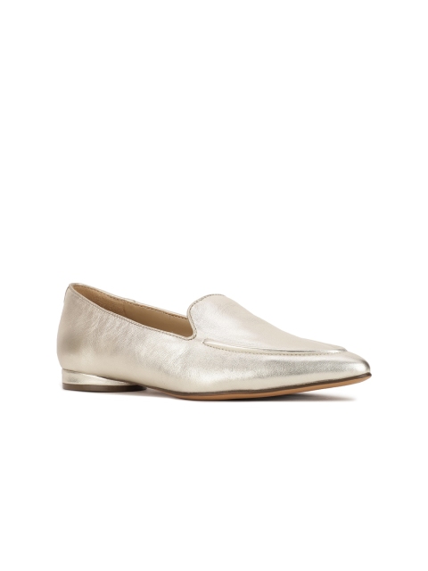 

Naturalizer Women Gold-Toned Leather Slip-On Sneakers