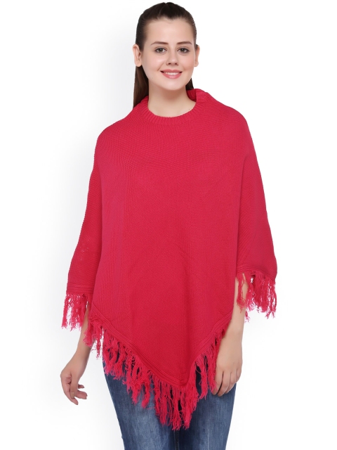 

Club York Women Pink Solid Sweater