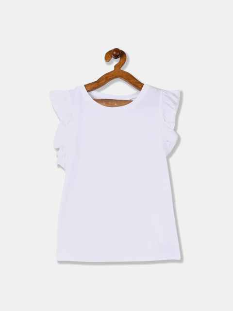 

GAP Girls White T-shirt