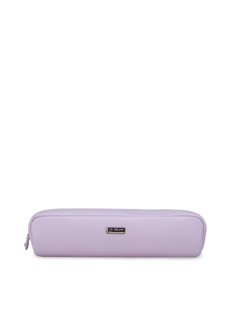 

Da Milano Pink Solid Leather Travel Pouch