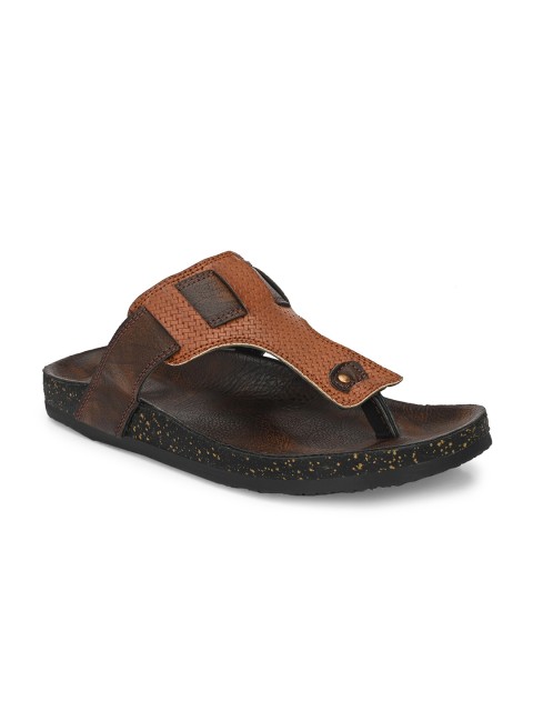 

Big Fox Men Brown & Tan Comfort Sandals