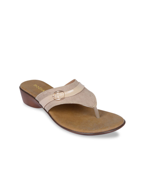 

Rocia Women Beige Open Toe Flats