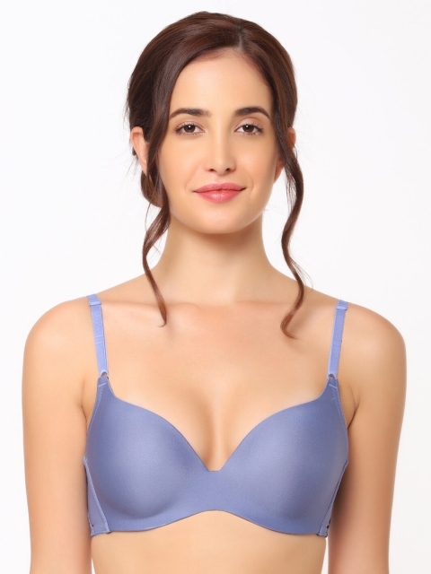 

Wacoal Navy Blue & Grey Everyday Bra Lightly Padded