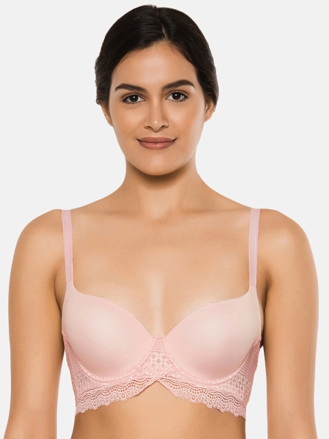 

Wacoal Pink Floral Everyday Bra Underwired Lightly Padded LB4815-PI