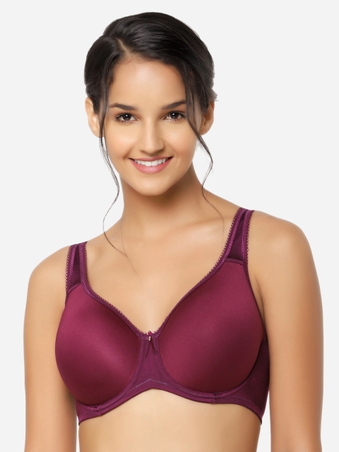 

Wacoal Maroon Bra Underwired Lightly Padded