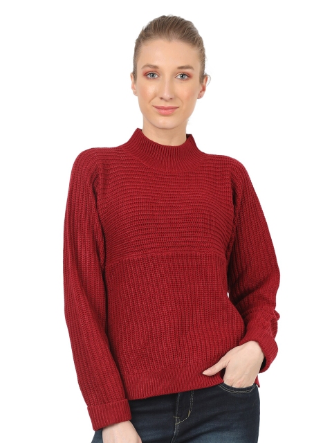 

NoBarr Women Maroon Pullover