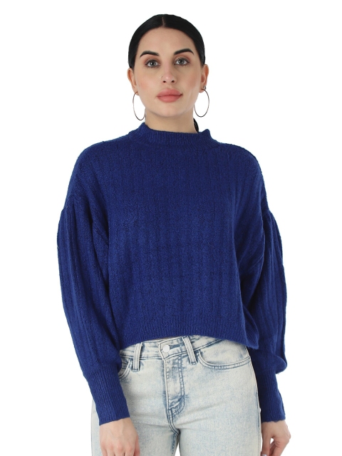 

NoBarr Women Blue Pullover