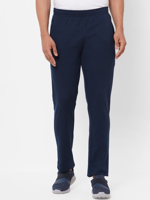 

Sweet Dreams Men Navy Blue Solid Cotton Track Pants