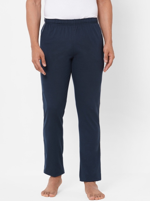 

Sweet Dreams Men Navy Blue Cotton Solid Lounge Pants