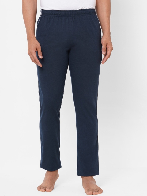 

Sweet Dreams Men Navy Blue Solid Cotton Lounge Pants