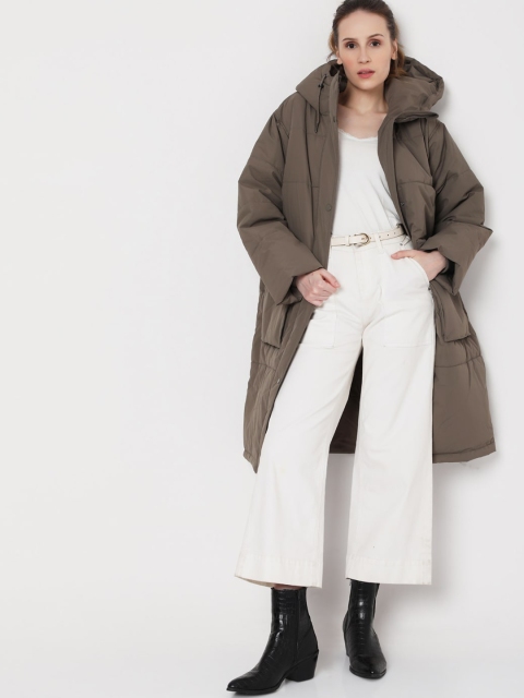 

Vero Moda Women Grey Longline Duster Jacket