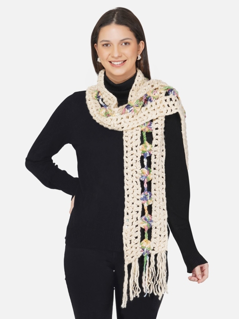 

FABNEST Women Beige Scarf