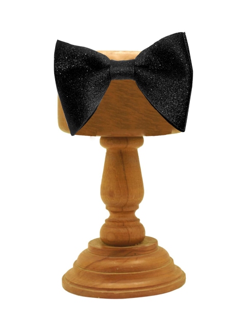 

MUTAQINOTI Men Black Bow Tie