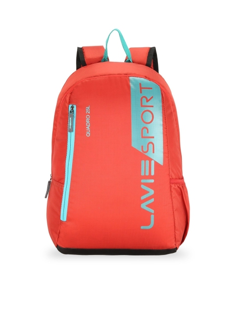 

LAVIE SPORT Women Rust & Blue Typography Backpack