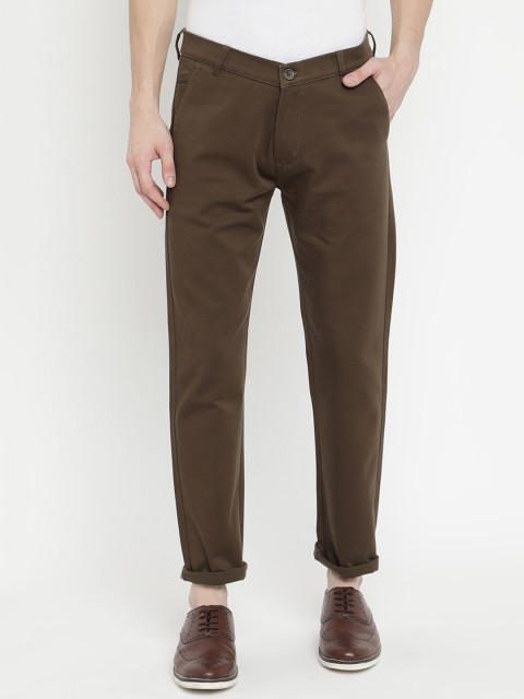 

V2 Value & Variety Men Brown Chinos Trousers