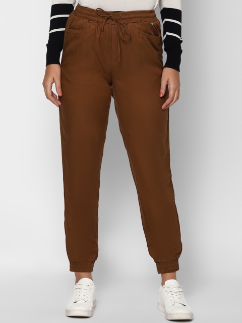 

Allen Solly Woman Women Brown Solid Joggers