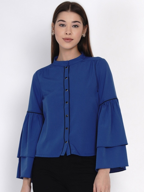 

Texco Women Blue Classic Opaque Casual Shirt