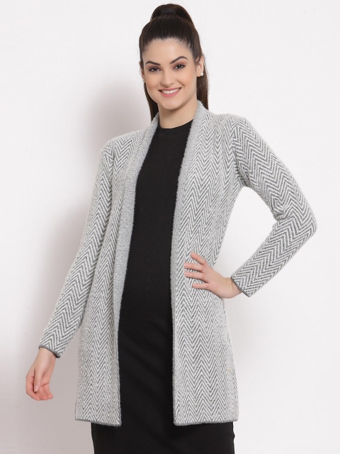 

Juelle Women Grey Longline Shrug
