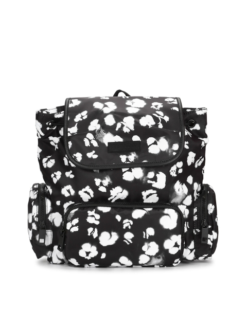

Ted Baker Women Black & White Graphic Backpack
