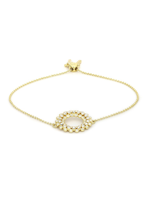 

Ted Baker Women Gold-Toned Opal Gold-Plated Armlet Bracelet