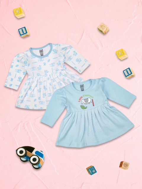 

MeeMee Blue & White Dress