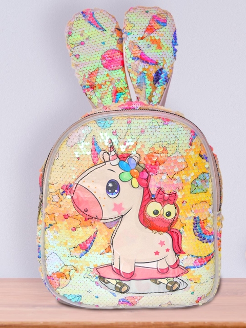 

POPLINS Unisex Kids Multicoloured Graphic Backpack, Multi