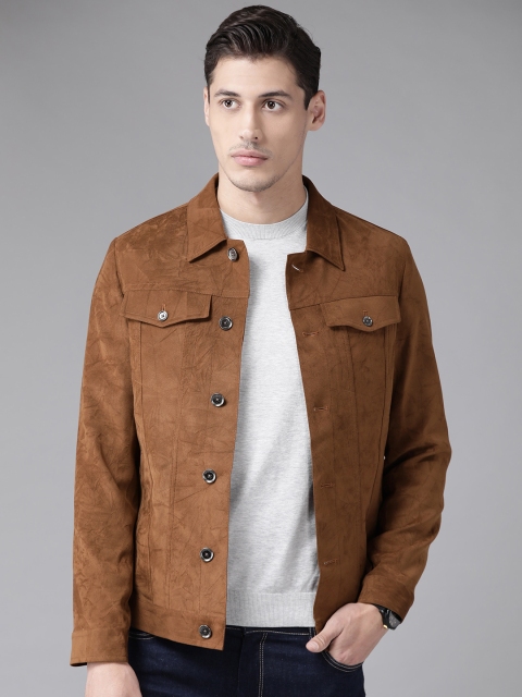 

Blackberrys Men Brown Solid Tailored Jacket