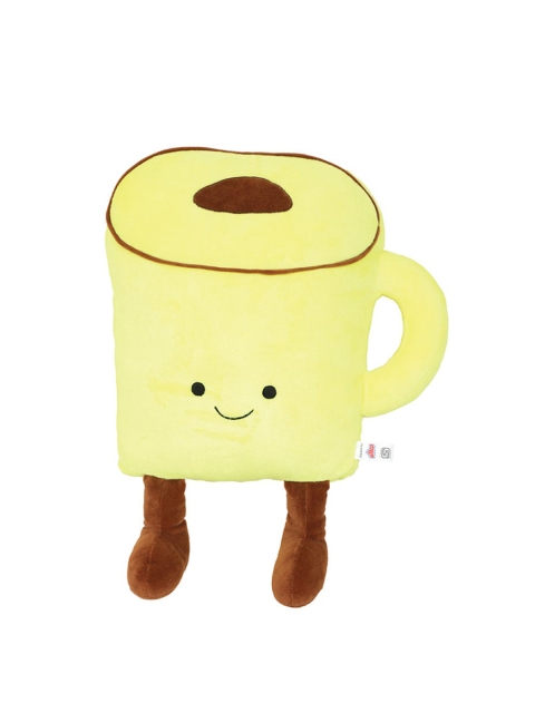 

Ultra Yellow Plush Cup Cushion Stuffed Soft Toy