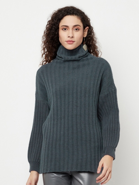 

iki chic Women Blue Pullover