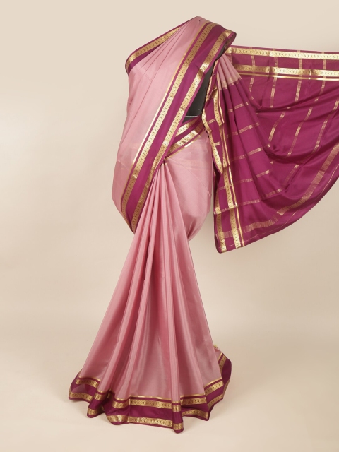 

Pothys Pink & Purple Zari Art Silk Saree