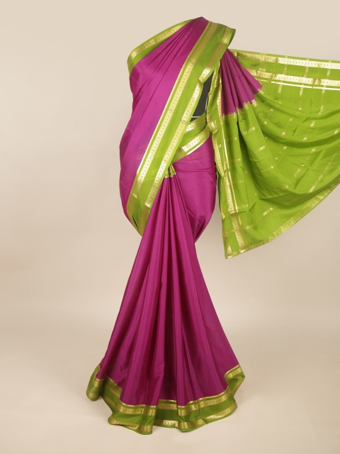 

Pothys Magenta & Green Zari Art Silk Saree