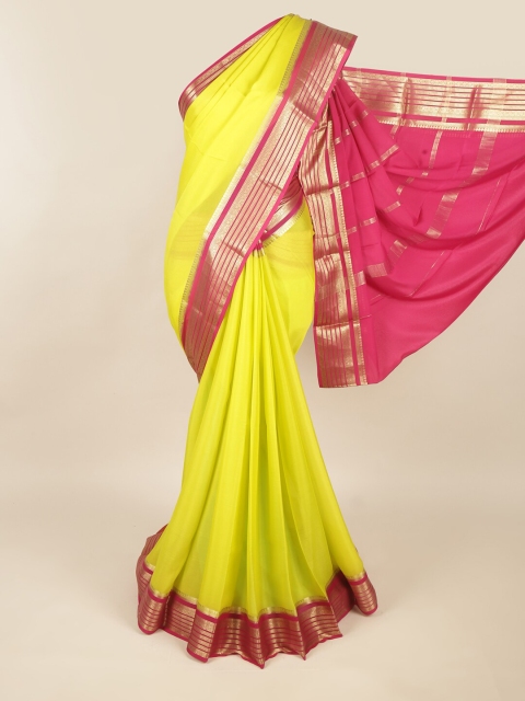 

Pothys Green & Pink Art Silk Saree