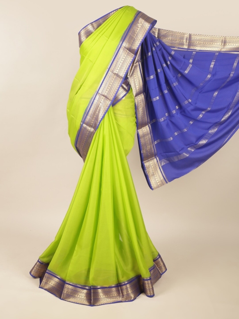 

Pothys Green & Blue Art Silk Saree