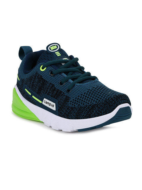 

Campus Unisex Kids Turquoise Blue Mesh Running Shoes