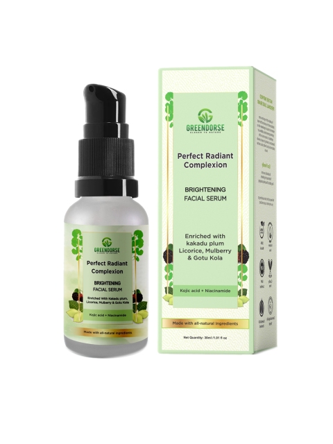 

GREENDORSE Perfect Radiance - Brightening Botanical Facial Night Serum - 30 ml, Green