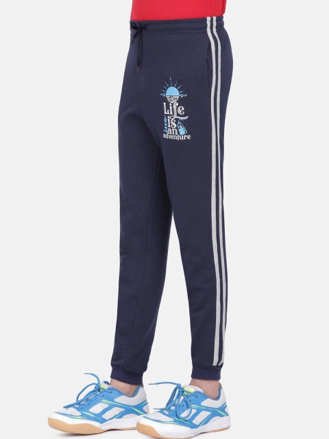 

MTB Boys Blue Solid Slim Fit Joggers