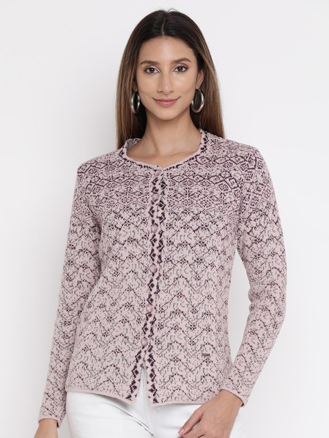 

V2 Value & Variety Women Pink Woolen Cardigan Sweater