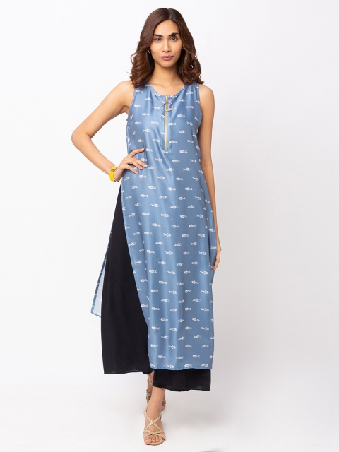 

Iti Blue Maxi Longline Top