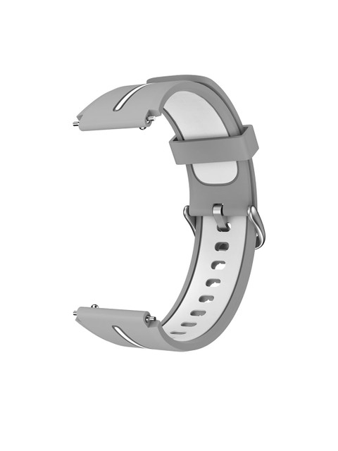 

NOISE Grey & Silver Solid Watch Strap