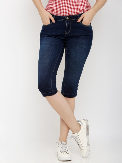 

Kraus Jeans Women Blue Capris