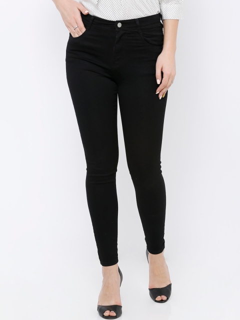 

Kraus Jeans Women Black Skinny Fit Stretchable Jeans