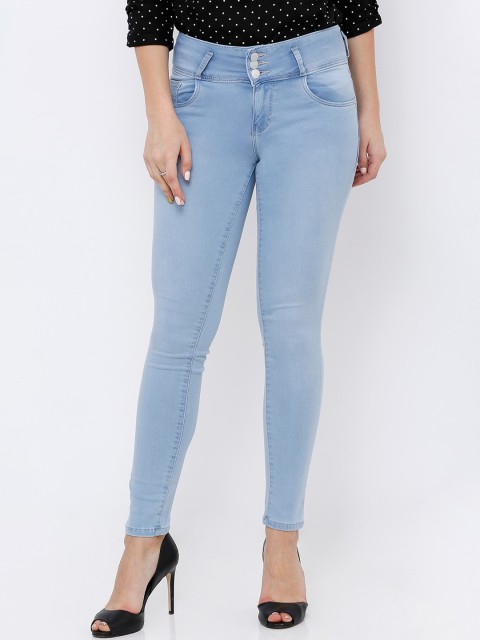 

Kraus Jeans Women Blue Skinny Fit High-Rise Stretchable Jeans