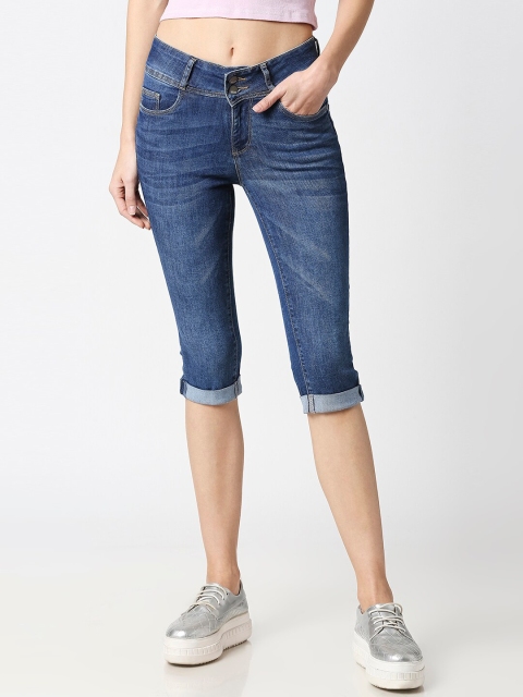 

Kraus Jeans Women Blue Capris