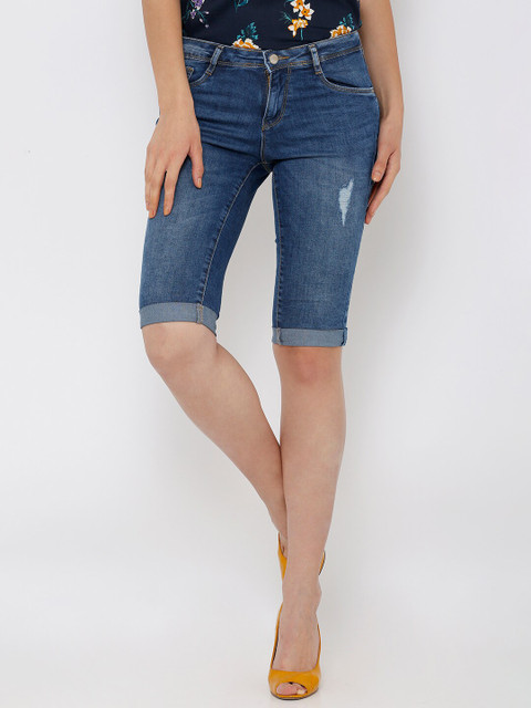 

Kraus Jeans Women Blue Capris