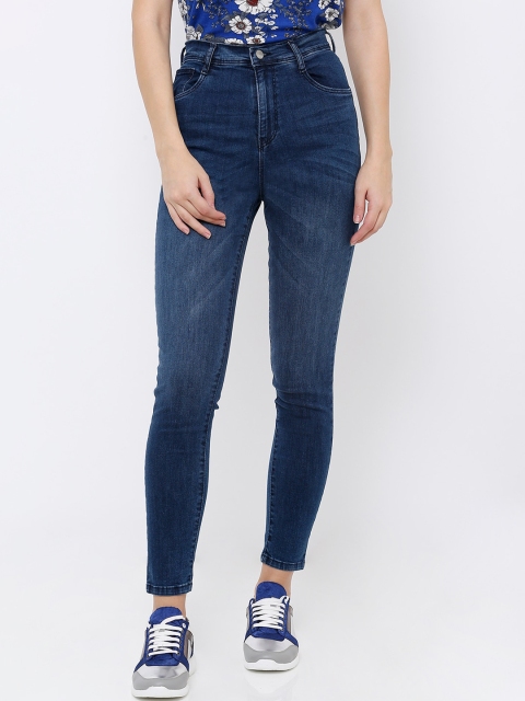 

Kraus Jeans Women Blue Skinny Fit High-Rise Stretchable Jeans